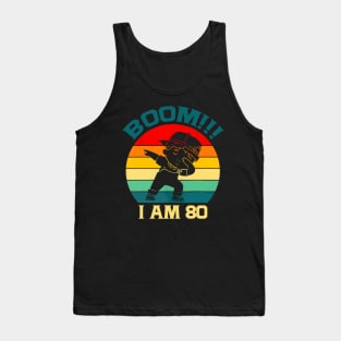 80th Birthday Dabbing Apparel 80 Years Old Tank Top